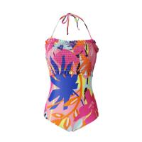 floral print one piece swimwear